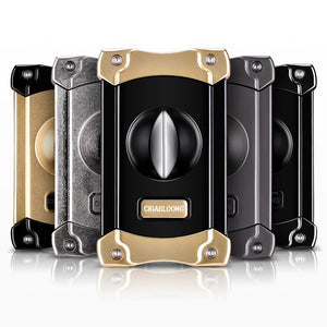 CIGARLOONG Portable Stainless Steel Metal Cigar Cutter