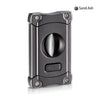CIGARLOONG Portable Stainless Steel Metal Cigar Cutter