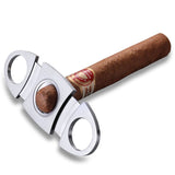 Silver Stainless Steel Pocket Cigar Cutter