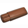 Genuine Leather 2 Tube Holder Cigar Case