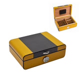Carbon Fiber Office & Home Solid Wood Cigar Humidor
