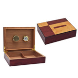 Solid Wood Large Capacity Cigar Storage Box humidity