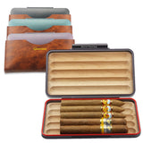 GUEVERA Portable Leather Cigar Case Humidor