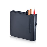 Fashion Frosted Multifunction Cigarette Case  Lighter