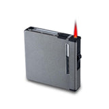 Fashion Frosted Multifunction Cigarette Case  Lighter