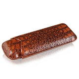 Crocodile Pattern Genuine Leather Cigar Case