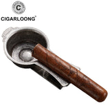 Golden Portable Travel Use Cigar Ashtray