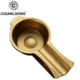 Golden Portable Travel Use Cigar Ashtray